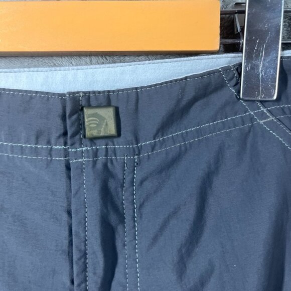 Mountain Hardware Hiking Shorts Womens Size 14 Gray Nylon Outdoor Performance - Picture 4 of 10